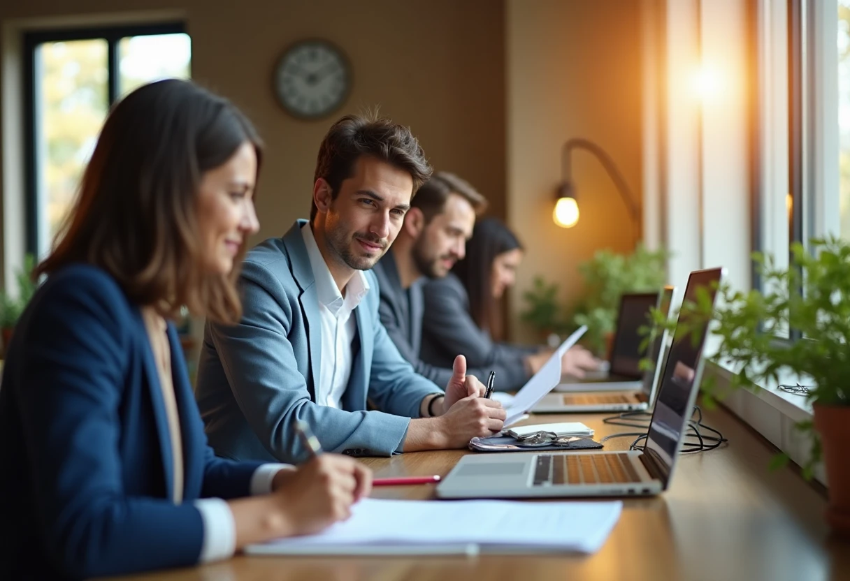 Ambiente di lavoro amministrativo